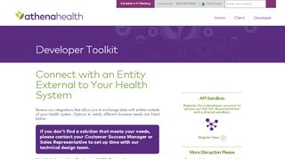 
                            9. Public Health Entity Integrations | Developer Portal | athenahealth