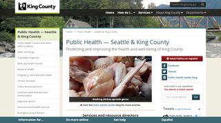 
                            2. Public Health — Seattle & King County - King County