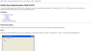 
                            2. Public Key Authentication With PuTTY