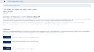 
                            5. Public Knowledge - Can I access Blackboard on my phone or tablet?