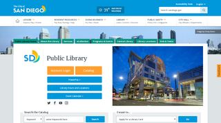 
                            11. Public Library | City of San Diego Official Website