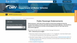 
                            7. Public Passenger Endorsements - CT.gov