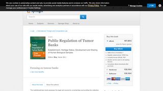 
                            7. Public Regulation of Tumor Banks - Establishment, Heritage ...