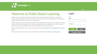 
                            1. Public Sector Learning - Knowledgepool