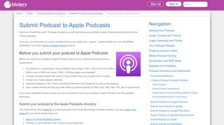 
                            8. Publish a podcast to iTunes - Blubrry Podcasting