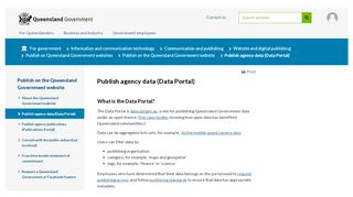 
                            7. Publish agency data (Data Portal) | For government | Queensland ...