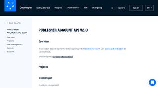 
                            4. Publisher Account API v2.0 - Xsolla Documentation
