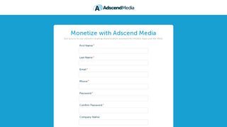 
                            8. Publisher Application | Adscend Media