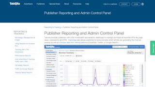 
                            8. Publisher Reporting and Admin Control Panel | Taboola.com