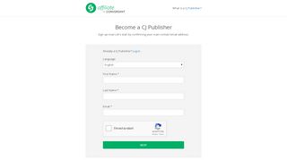 
                            10. Publisher Sign Up | CJ Affiliate by Conversant (Formerly ...