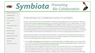 
                            8. Publishing Occurrence data to iDigBio Symbiota