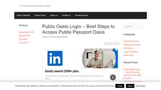 
                            9. Publix Oasis Login – Brief Steps to Access …