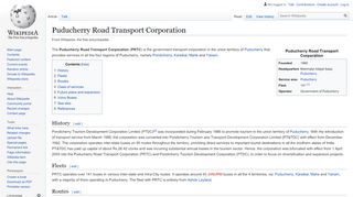 
                            4. Puducherry Road Transport Corporation - Wikipedia