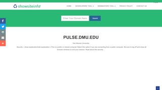 
                            7. pulse.dmu.edu - Des Moines University - showsiteinf.org