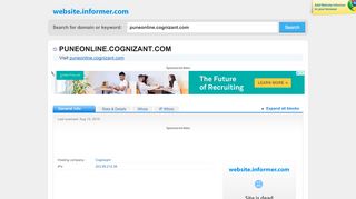 
                            4. puneonline.cognizant.com at Website Informer. Visit ...
