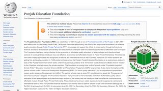
                            9. Punjab Education Foundation - Wikipedia