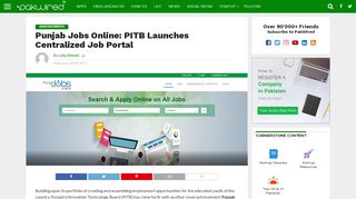 
                            5. Punjab Jobs Online: PITB Launches Centralized Job Portal - PakWired