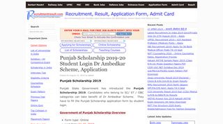 
                            1. Punjab Scholarship 2019-20 Student Login Dr Ambedkar ...