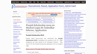 
                            3. Punjab Scholarship 2019-20 Student Login Dr Ambedkar …