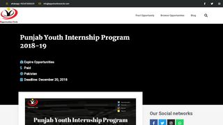 
                            3. Punjab Youth Internship Program 2018-19 - …