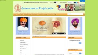 
                            8. punjab.gov.in - Government of Punjab, India