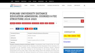 
                            9. Punjabi University Distance Education Admission, …