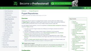 
                            5. Puppet Repositories - JFrog Artifactory - JFrog Wiki