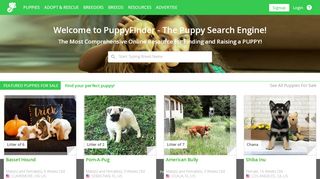 
                            2. PuppyFinder.com