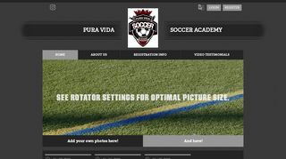
                            2. Pura Vida Soccer Academy > Home