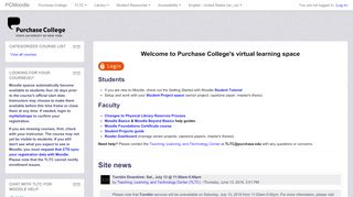 
                            3. Purchase College Moodle