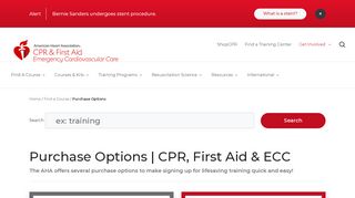 
                            6. Purchase Options | American Heart Association CPR & First Aid