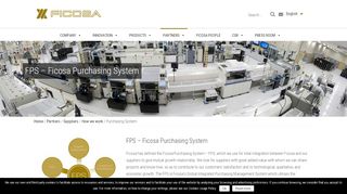 
                            1. Purchasing System - Ficosa