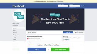
                            6. Pure Chat - Home | Facebook