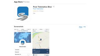 
                            6. Pure Telematics Blue on the App Store
