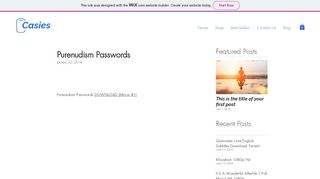 
                            8. Purenudism Passwords - markchatdoeprod.wixsite.com