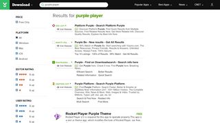 
                            6. Purple Player - Free downloads and reviews - CNET Download.com