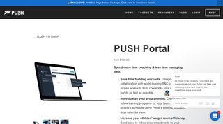 
                            1. PUSH Portal // PUSH // The Ultimate VBT System - Train with PUSH