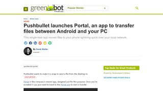 
                            5. Pushbullet launches Portal, an app to transfer files between Android ...