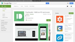 
                            4. Pushbullet - SMS on PC and more - Apps on Google Play