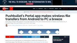 
                            6. Pushbullet's Portal app makes wireless file transfers from Android to ...