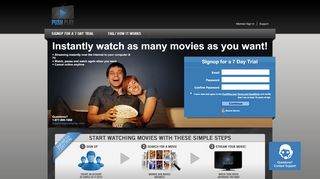 
                            2. pushplay.com - Watch movies instantly online
