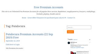 
                            2. Putalocura Archives | Free Premium Accounts