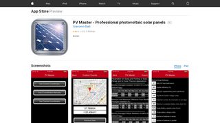 
                            1. ‎PV Master - Professional photovoltaic solar panels on the ...