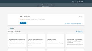 
                            4. PwC Australia: Jobs | LinkedIn
