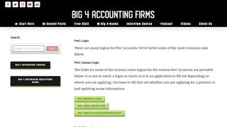 
                            2. PwC Login | The Big 4 Accounting Firms