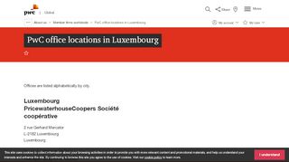 
                            9. PwC office locations in Luxembourg
