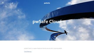 
                            1. pwSafe Cloud — pwSafe