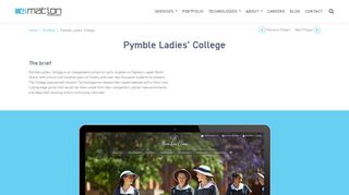 
                            9. Pymble Ladies' College website - 4mation Technologies