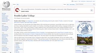 
                            2. Pymble Ladies' College - Wikipedia