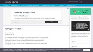 
                            9. Pythagoras von Samos in Mathematik | Schülerlexikon ...
